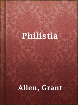 cover image of Philistia